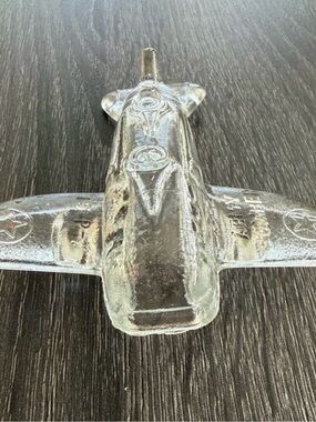 Vintage 1940s WWII Era Army Bomber Airplane Candy Container 5-P-7 Star Insignias